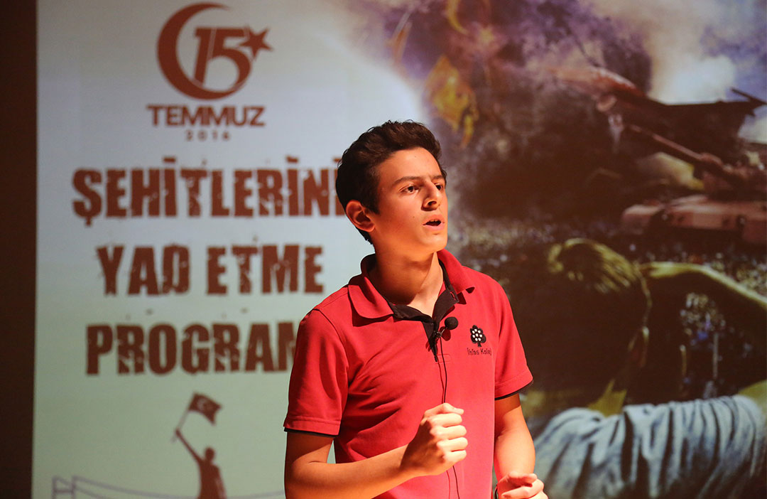 İhlas Koleji 15 Temmuz Şehitleri Anma Töreni